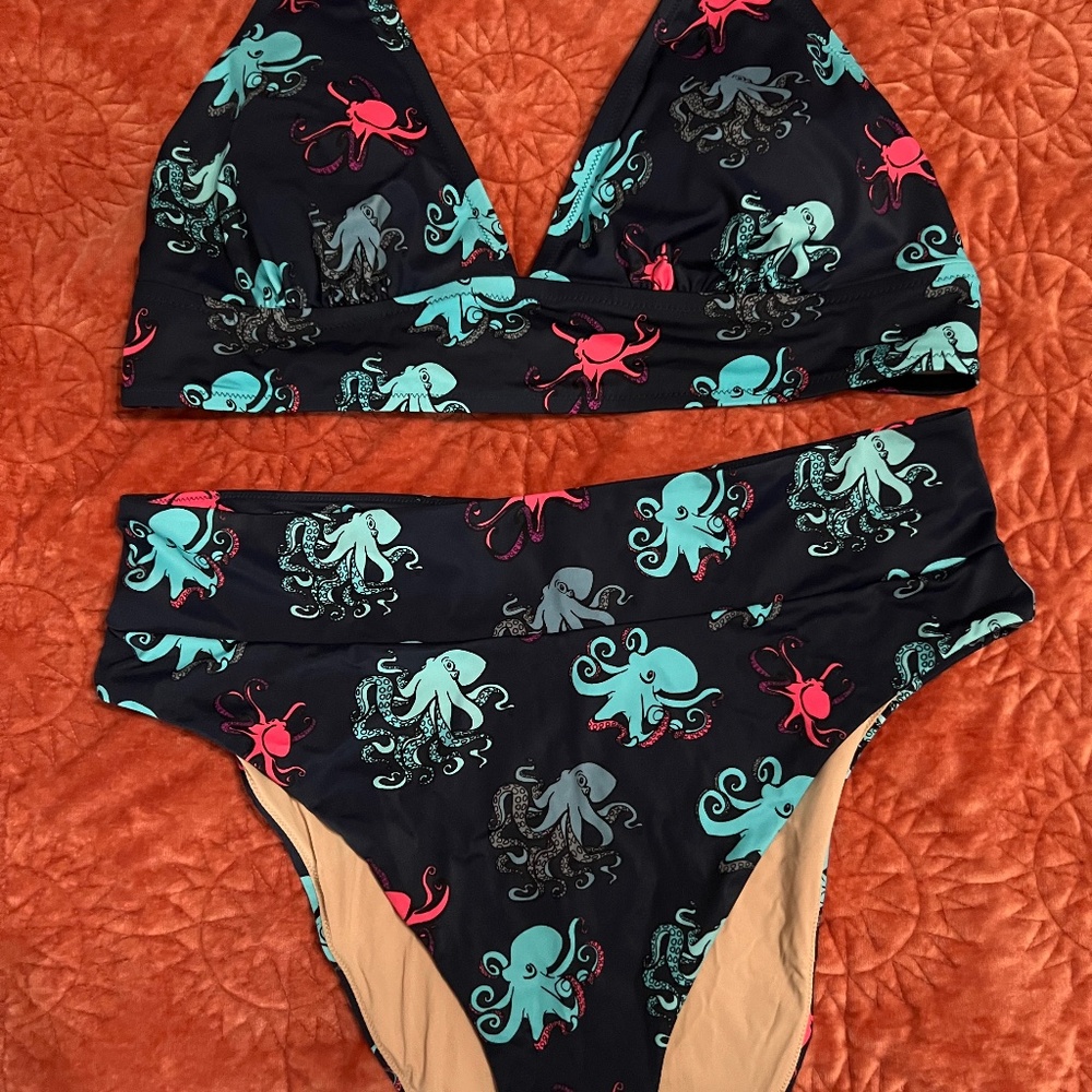 Meundies Octopus Bikini set